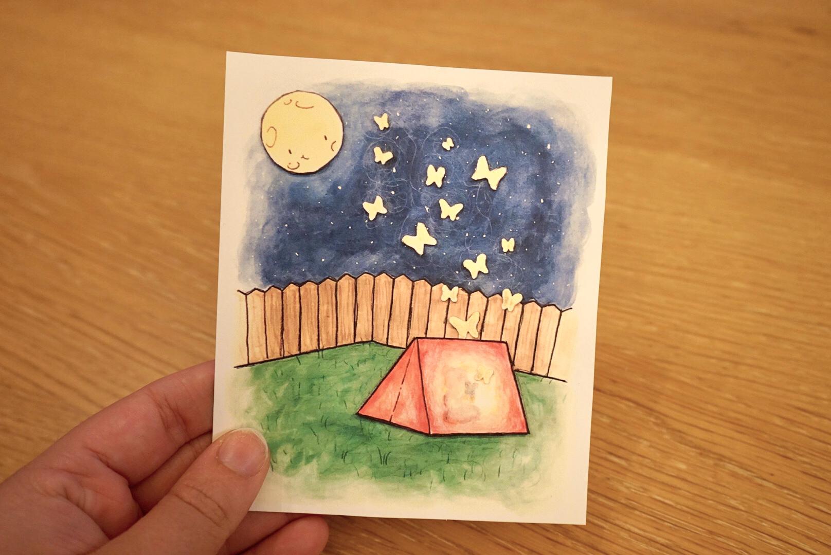 Camping illustration