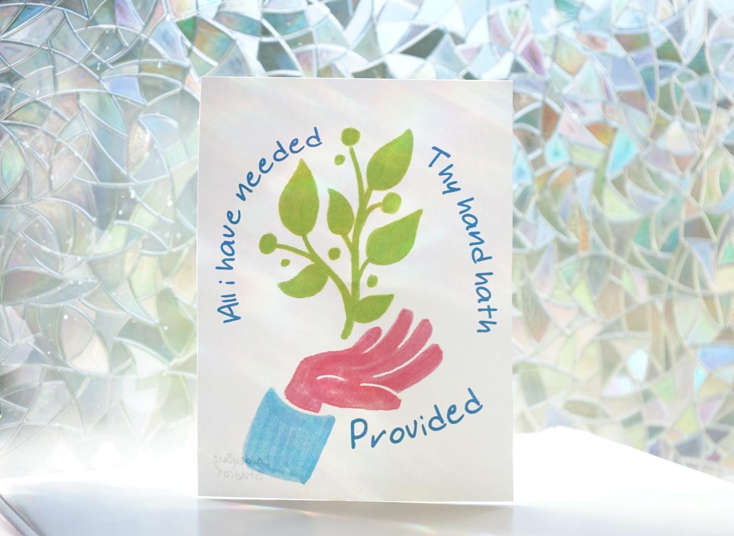 He has provided mini poster