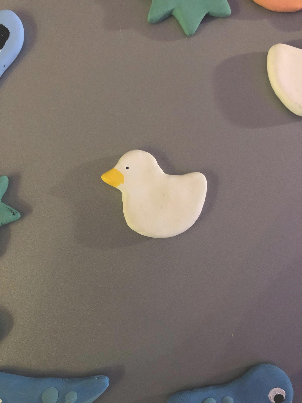 Funky clay magnet mix and match set