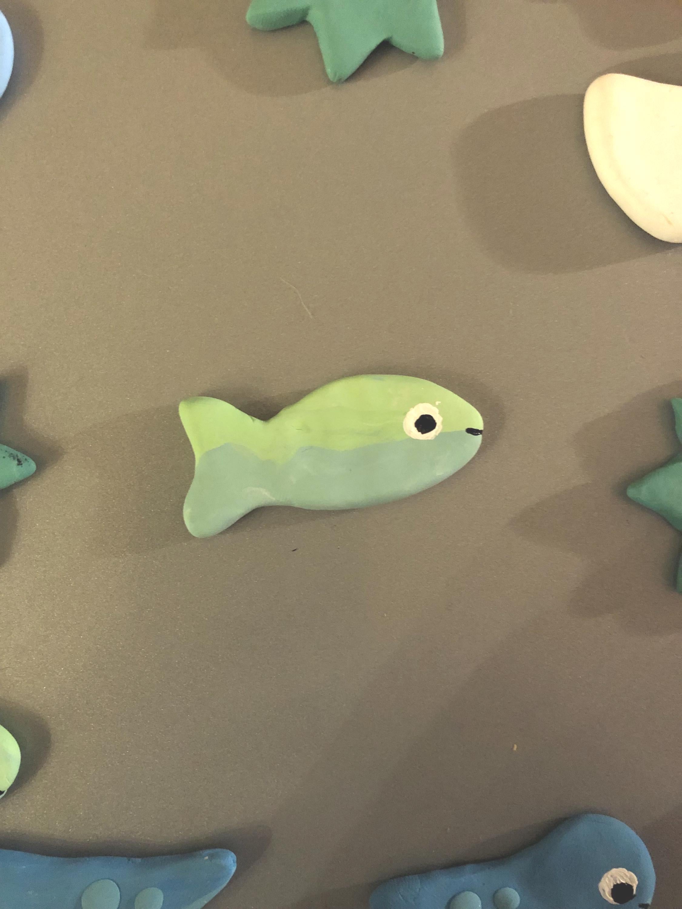 Funky clay magnet mix and match set