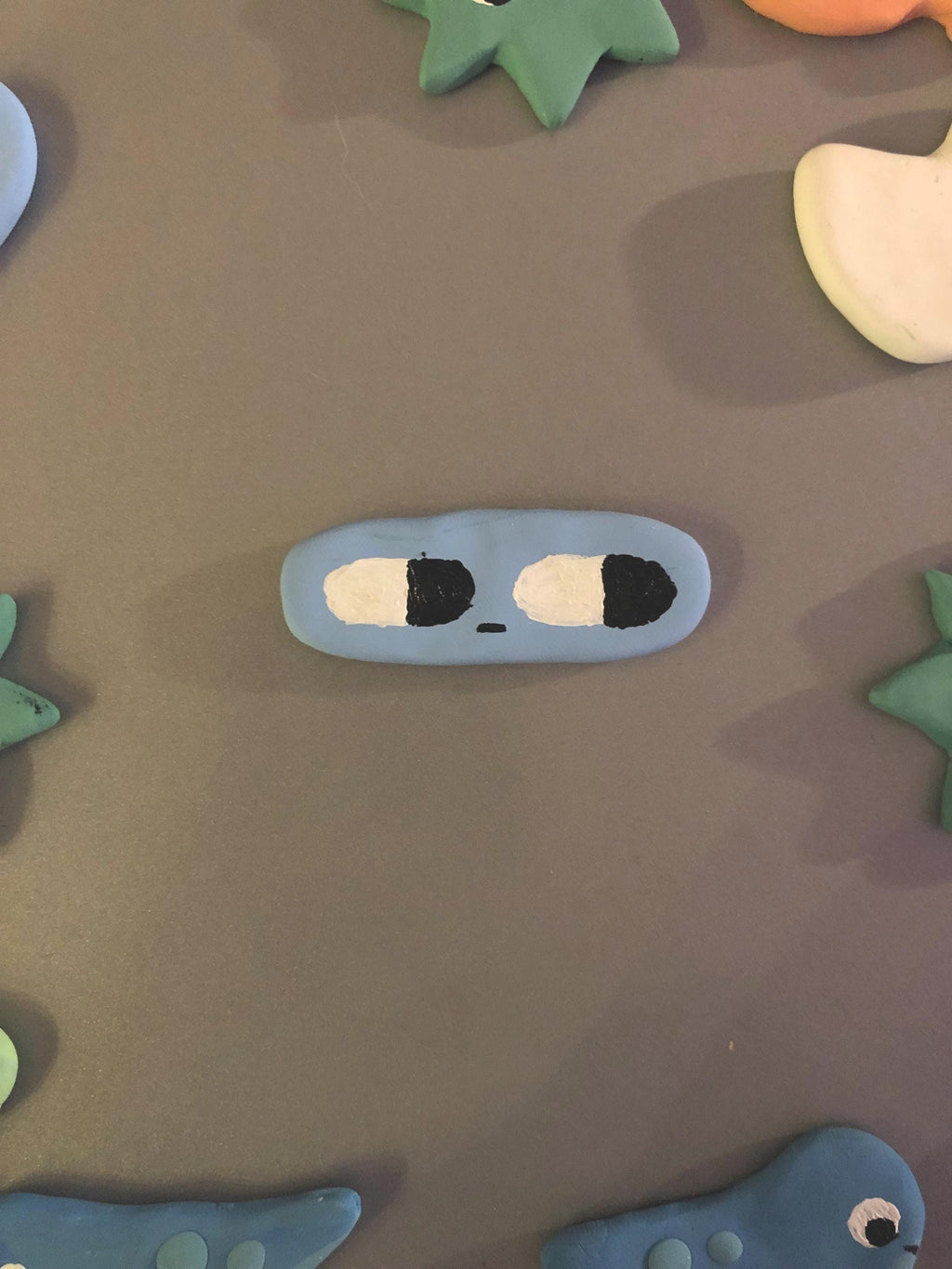 Funky clay magnet mix and match set