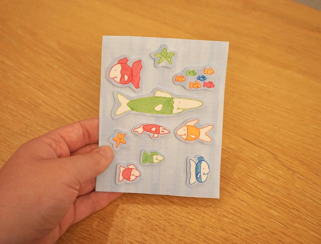 Funky Fish Waterproof Sticker Set