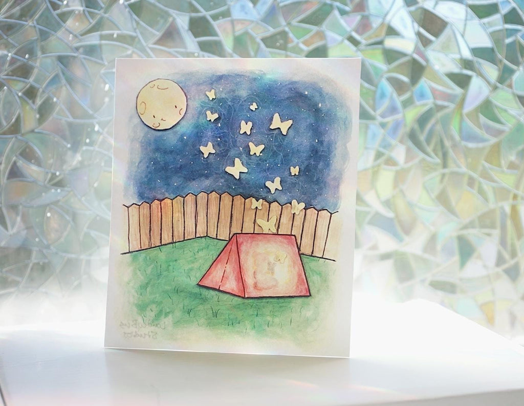 Camping illustration